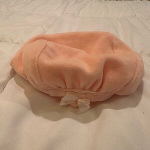 ⭐️ $1 if bundled - Pink Baby Beret Hat with Bow Accent